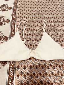 new shein white bralette