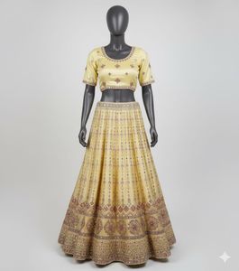 Wedding/Haldi Lehenga(Size M) Never Used