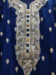 New-Georgette Suit And Dupatta With Plazo Pants.