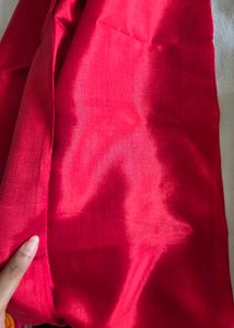 semi stitch Vibrant Red dresss set
