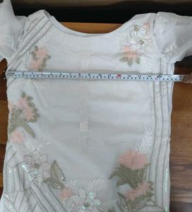 White Embroidered Kurta