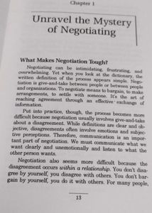 Successful Negotiating Book