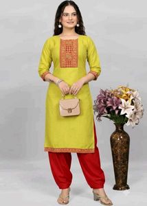 2-ComboOffer - Embellished NewYellow+GentlyUsedRed