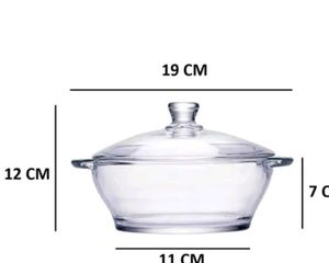 Glass Casserole Dish with Lid