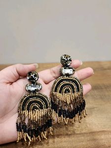 Beaded Statement Earrings