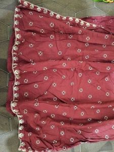 Elegant Maroon Embroidered Kurta