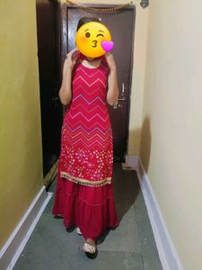 Beautiful Red Ethnic Kurta Set