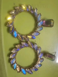 Sparkling Hoop Earrings