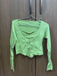 Lime Green Corset Top