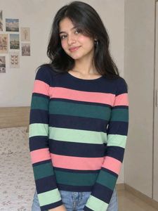 Striped Long Sleeve Top