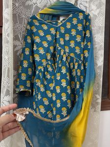 Beautiful Pure cotton Gharara set