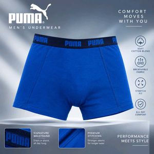 PUMA Men's Blue Boxer Underwear