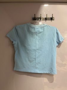 Light Blue Cotton T-Shirt