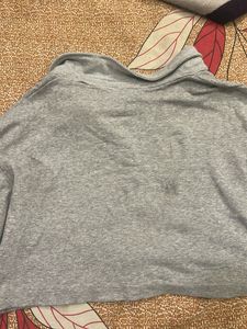 Grey Button-Up Cardigan