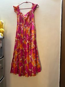 Colorful Tiered Maxi Dress