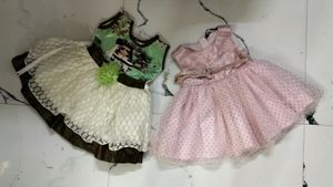 2 Dress Combo For Lil One 1 Years Old Baby