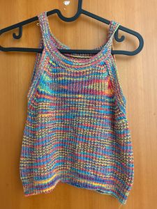 Colorful Knit Tank Top