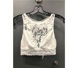 Victoria's Secret White Lace Bralette