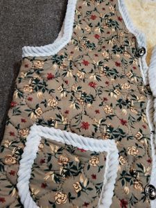 Floral Quilted Vest