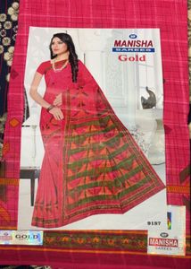 Stylish Pink Printed Saree