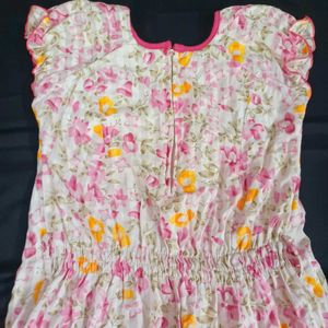 Floral Print Girls Dress