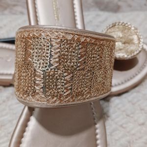 Jaipuri Embroidery Work Slipper