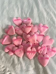 💗Cute Heart Makeup puffs 21 pcs