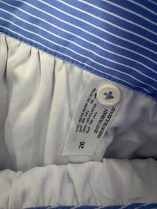 Blue Striped Bubble skirt