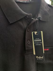 BLACK POLO TSHIRT