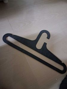12 pcs Set of Black Slim Hangers