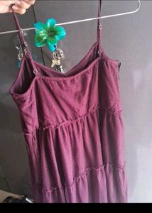 Elegant Purple Tulle Gown