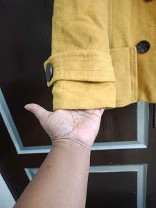 Beautiful Mustard Woolen Blazer