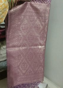 Elegant Purple &amp; Gold saree