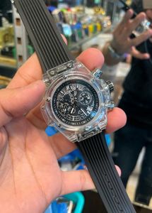 Hublot Blue Rubber Strap Watch PREMIUM MENS WATC