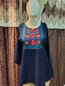 New Embroidered short Kurti or tops