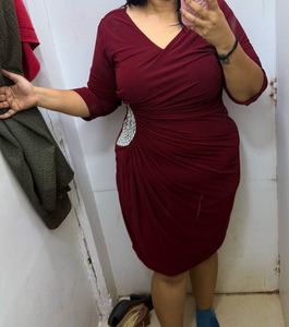 Elegant Birthday Red Dress