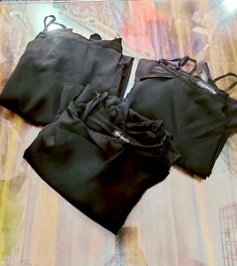 Chic Cold Shoulder Ruffle Black Dress