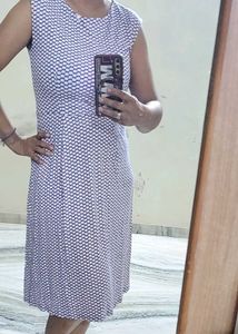 Patterned Casual Dress