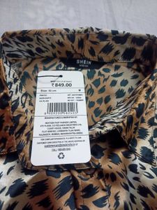 SHEIN BRAND SALE🎊 Animal Print Shirt