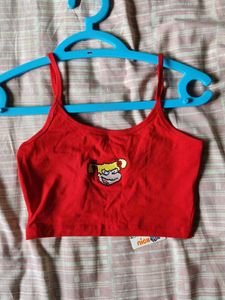Bonkers Corner - Red Reptar Crop Top