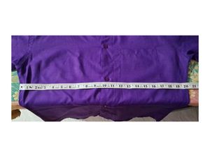 Men's Purple Long Sleeve Button-Up Shirt