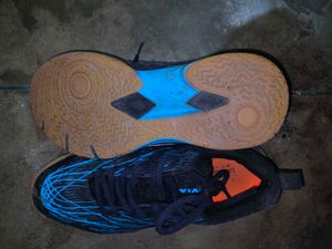 Nivia Blue Patterned Sport Shoes