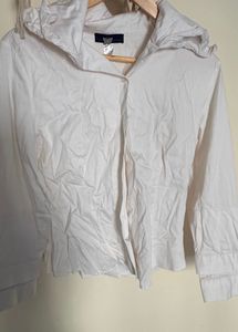 White Button-Up double collar and cuff shirt