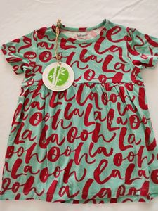 Softsen Blue Printed Frock ( Girls) | Chest 22| Length 16