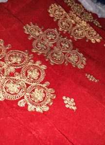 beautiful velvet lehnga with stitched blouse a
