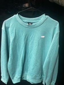 Blue Crew Neck Sweatshirt