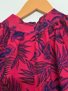 Floral Cut-out Midi Dress