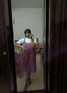 Cute Purple Floral Dress