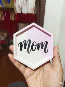MOM Theme Hexagon Jewellery Coaster