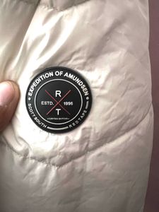 Stylish White Puffer Jacket